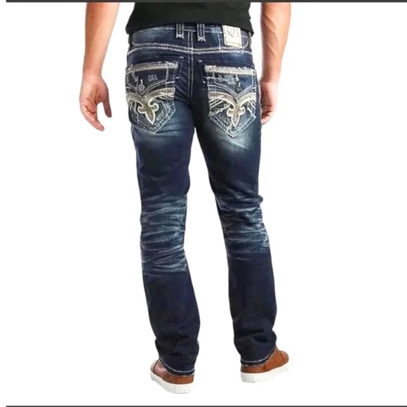 Rock Revival Other - NWOT Rock Revival Men's Butterum Straight Jeans SIZE 38